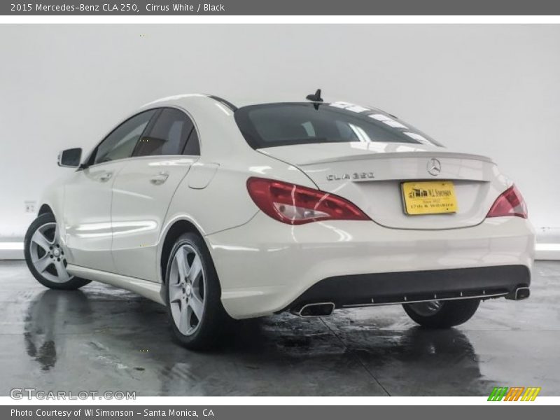 Cirrus White / Black 2015 Mercedes-Benz CLA 250