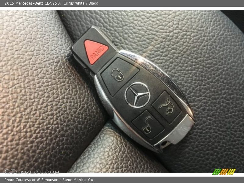 Cirrus White / Black 2015 Mercedes-Benz CLA 250