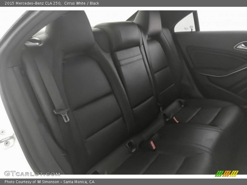 Cirrus White / Black 2015 Mercedes-Benz CLA 250