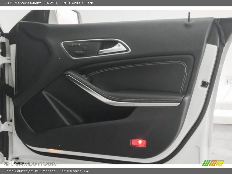 Cirrus White / Black 2015 Mercedes-Benz CLA 250