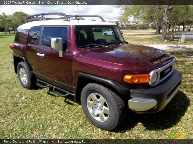 Black Cherry Pearl / Dark Charcoal 2007 Toyota FJ Cruiser