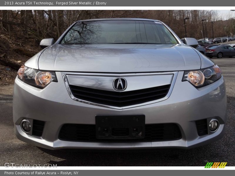 Forged Silver Metallic / Ebony 2013 Acura TSX Technology