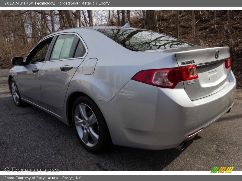 Forged Silver Metallic / Ebony 2013 Acura TSX Technology
