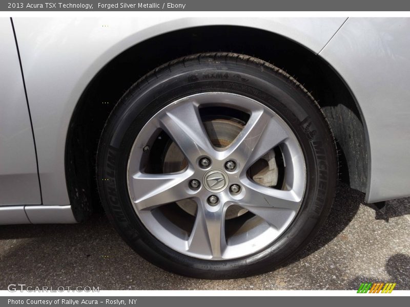 Forged Silver Metallic / Ebony 2013 Acura TSX Technology