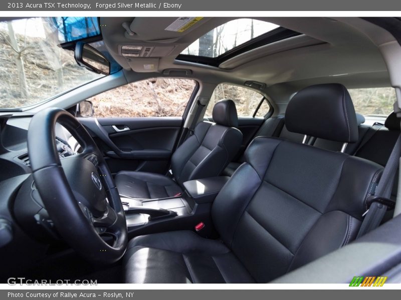 Forged Silver Metallic / Ebony 2013 Acura TSX Technology