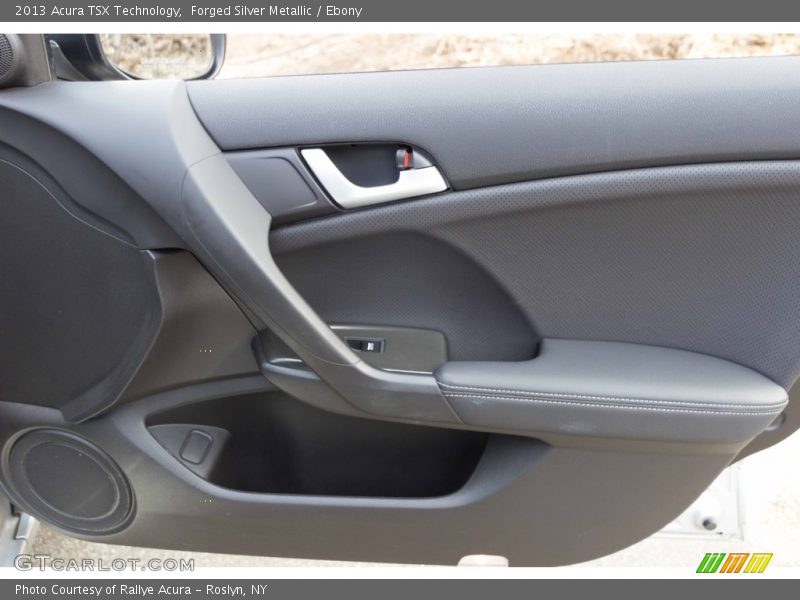 Forged Silver Metallic / Ebony 2013 Acura TSX Technology
