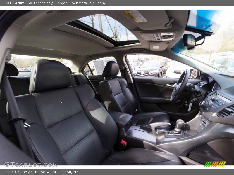 Forged Silver Metallic / Ebony 2013 Acura TSX Technology