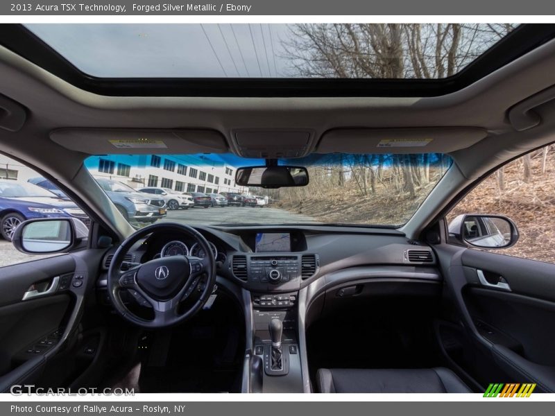 Forged Silver Metallic / Ebony 2013 Acura TSX Technology