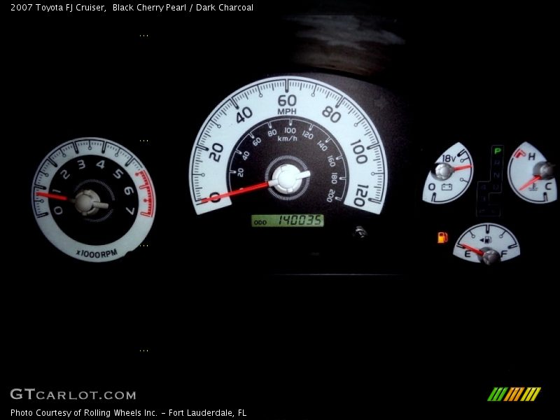 Black Cherry Pearl / Dark Charcoal 2007 Toyota FJ Cruiser