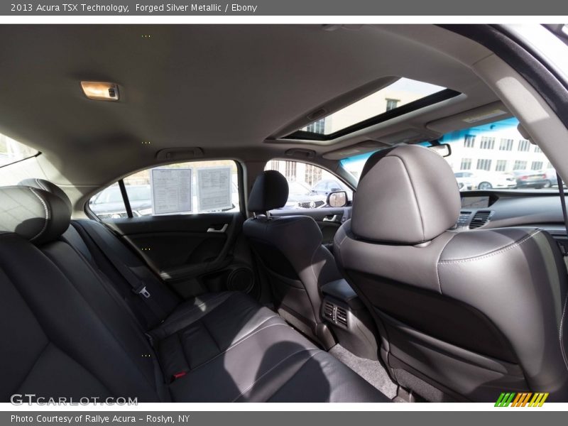 Forged Silver Metallic / Ebony 2013 Acura TSX Technology