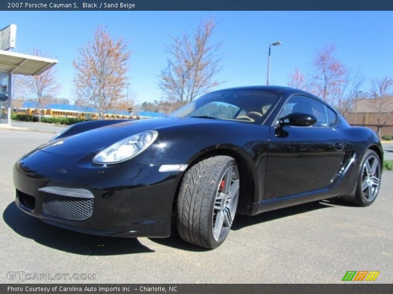 Black / Sand Beige 2007 Porsche Cayman S