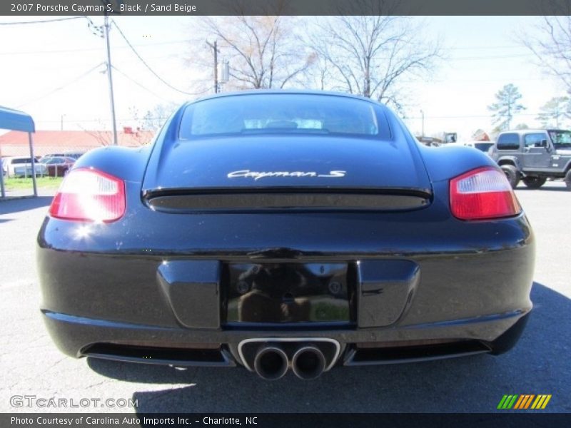 Black / Sand Beige 2007 Porsche Cayman S