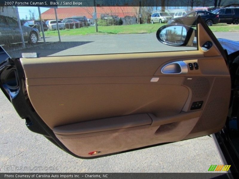 Black / Sand Beige 2007 Porsche Cayman S