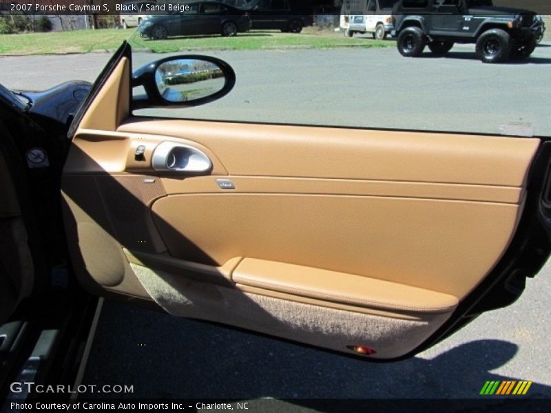 Black / Sand Beige 2007 Porsche Cayman S