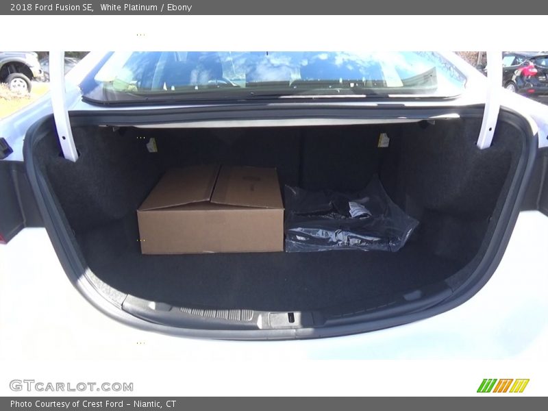 White Platinum / Ebony 2018 Ford Fusion SE