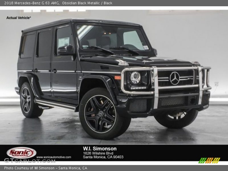 Obsidian Black Metallic / Black 2018 Mercedes-Benz G 63 AMG