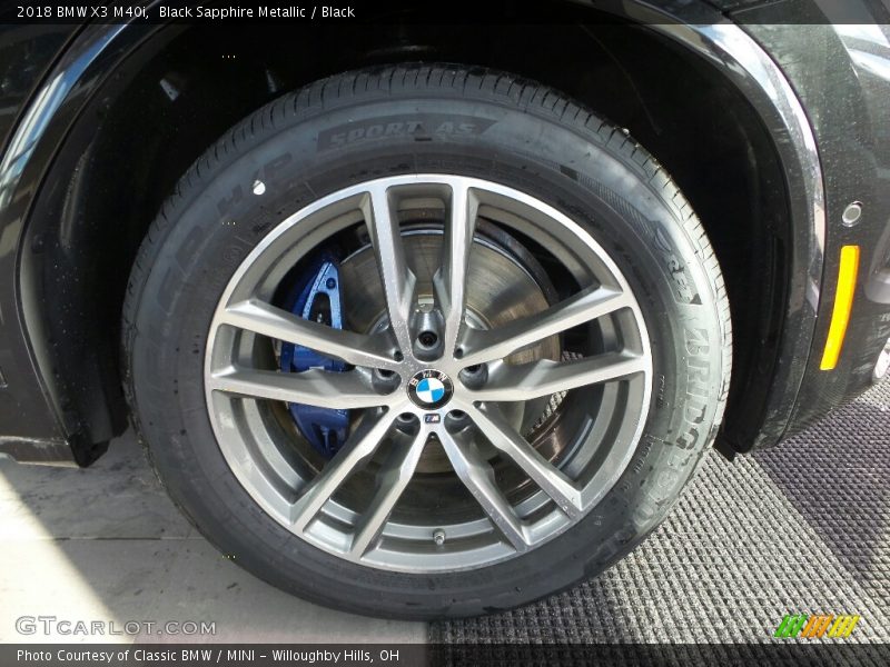 Black Sapphire Metallic / Black 2018 BMW X3 M40i