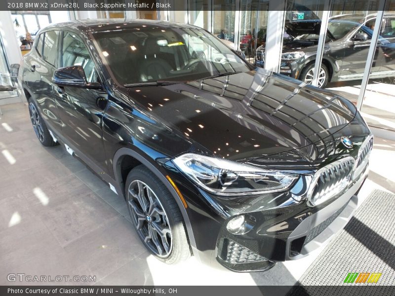 Black Sapphire Metallic / Black 2018 BMW X2 xDrive28i