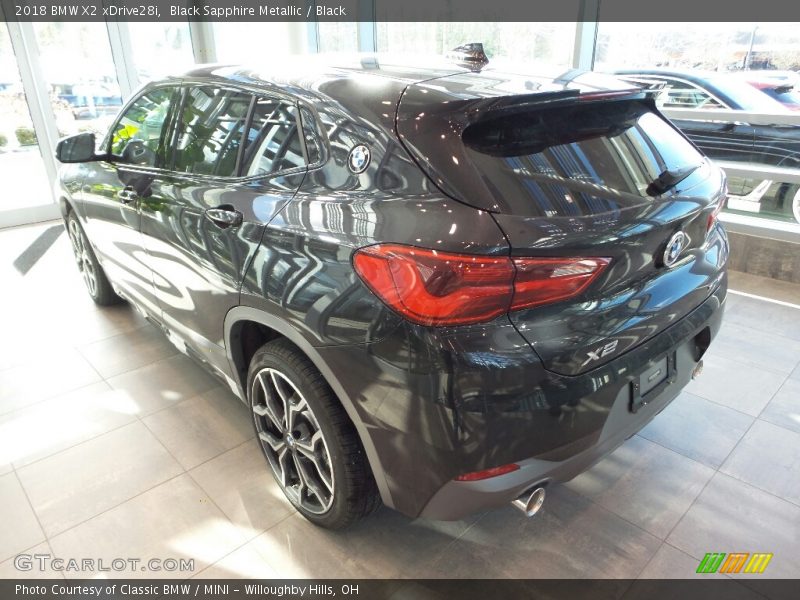 Black Sapphire Metallic / Black 2018 BMW X2 xDrive28i
