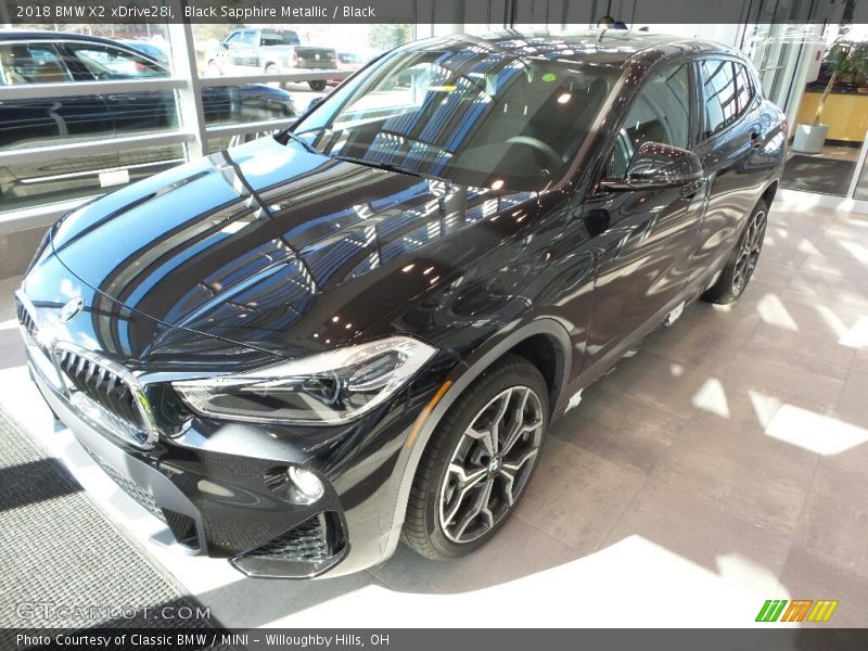 Black Sapphire Metallic / Black 2018 BMW X2 xDrive28i