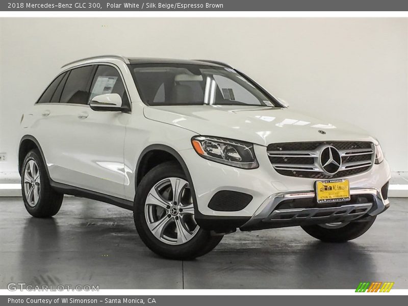 Polar White / Silk Beige/Espresso Brown 2018 Mercedes-Benz GLC 300