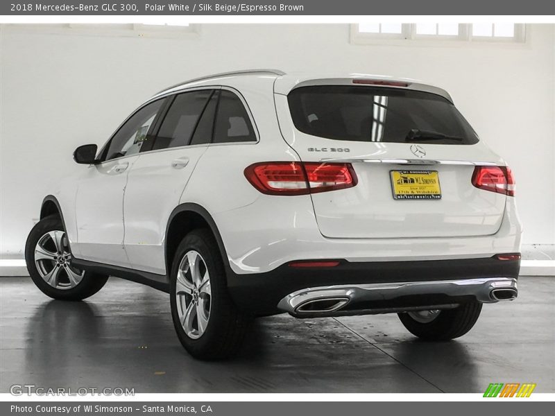 Polar White / Silk Beige/Espresso Brown 2018 Mercedes-Benz GLC 300