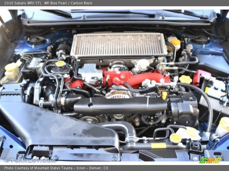 WR Blue Pearl / Carbon Black 2016 Subaru WRX STI