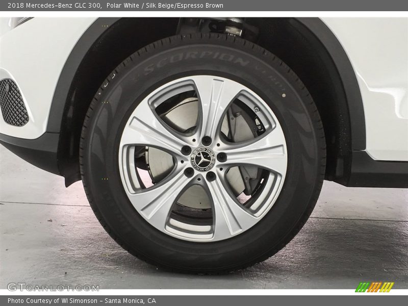 Polar White / Silk Beige/Espresso Brown 2018 Mercedes-Benz GLC 300