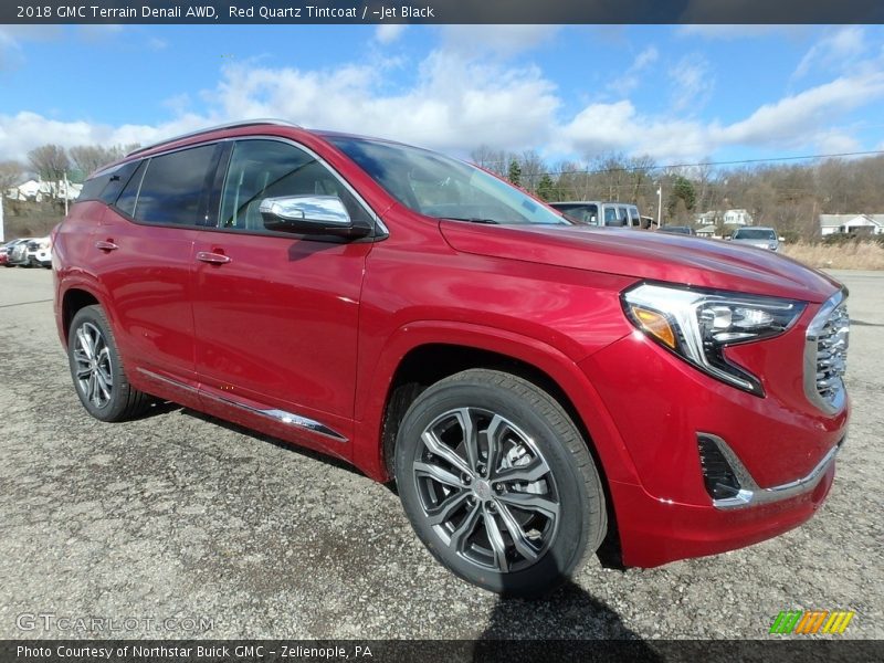 Red Quartz Tintcoat / ­Jet Black 2018 GMC Terrain Denali AWD
