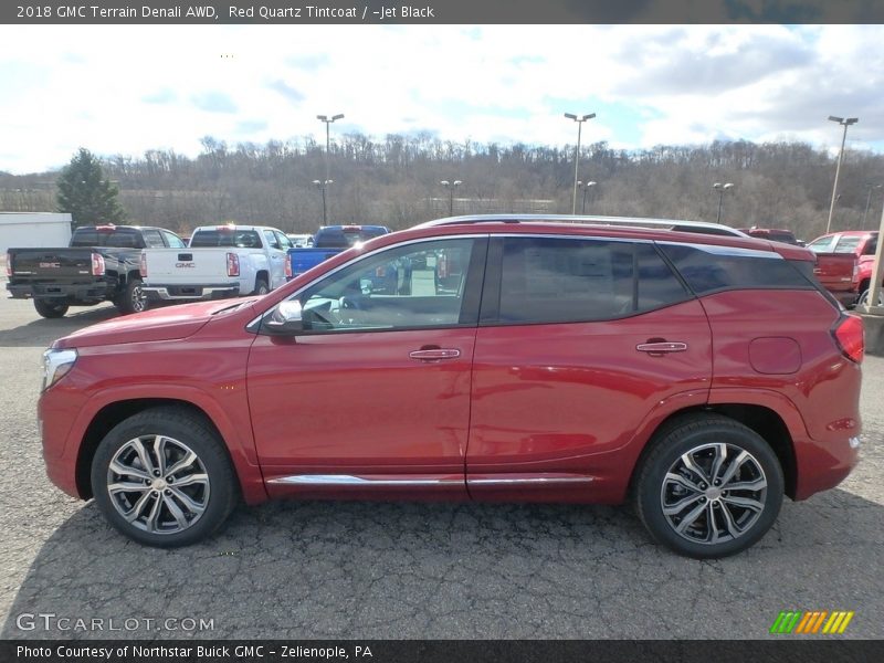 Red Quartz Tintcoat / ­Jet Black 2018 GMC Terrain Denali AWD