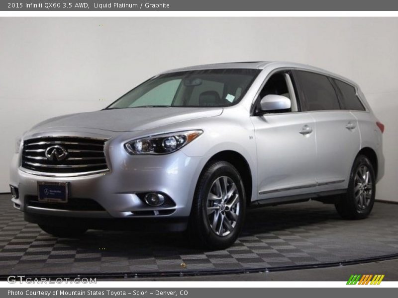 Liquid Platinum / Graphite 2015 Infiniti QX60 3.5 AWD