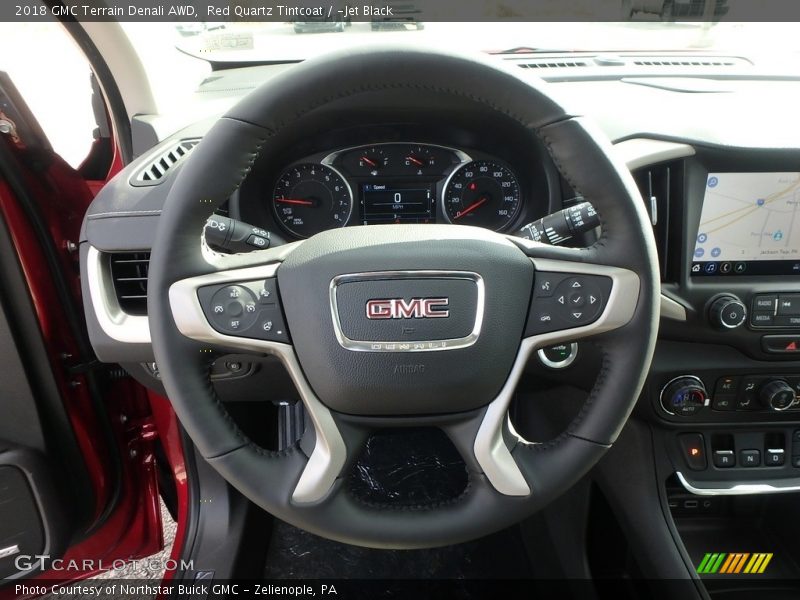 Red Quartz Tintcoat / ­Jet Black 2018 GMC Terrain Denali AWD