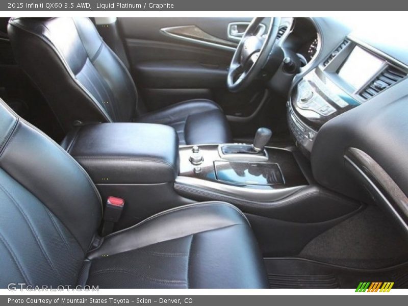 Liquid Platinum / Graphite 2015 Infiniti QX60 3.5 AWD