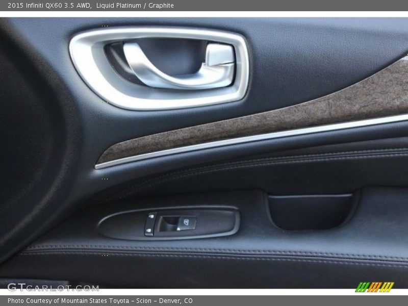 Liquid Platinum / Graphite 2015 Infiniti QX60 3.5 AWD