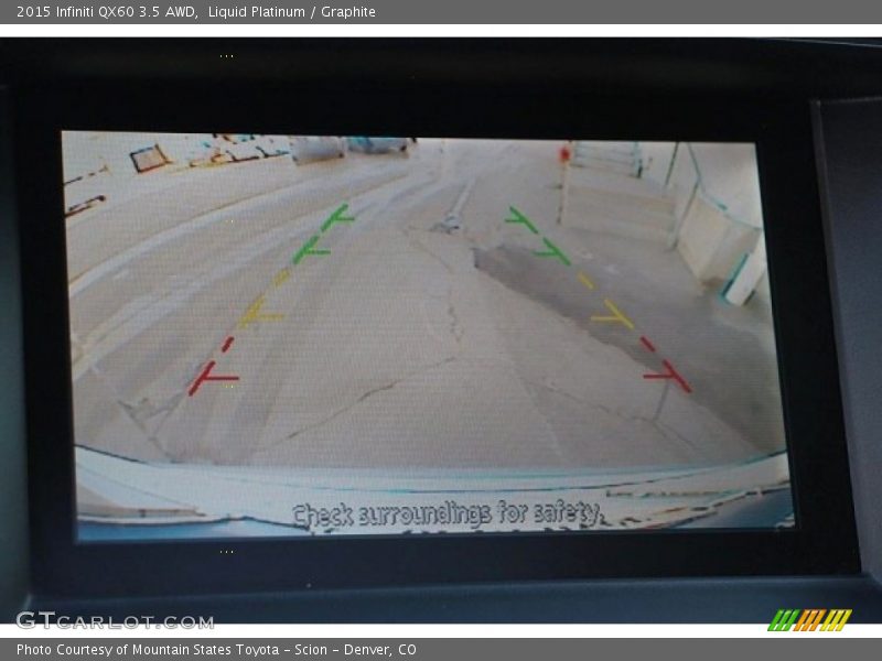 Liquid Platinum / Graphite 2015 Infiniti QX60 3.5 AWD