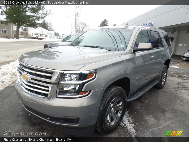Pepperdust Metallic / Jet Black 2018 Chevrolet Tahoe LS 4WD