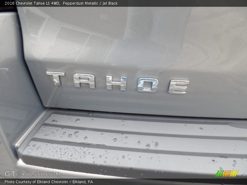 Pepperdust Metallic / Jet Black 2018 Chevrolet Tahoe LS 4WD