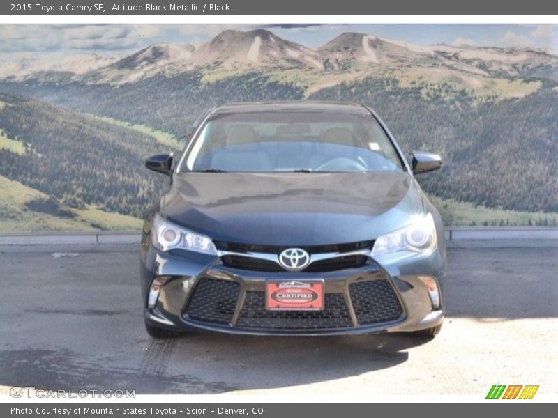 Attitude Black Metallic / Black 2015 Toyota Camry SE