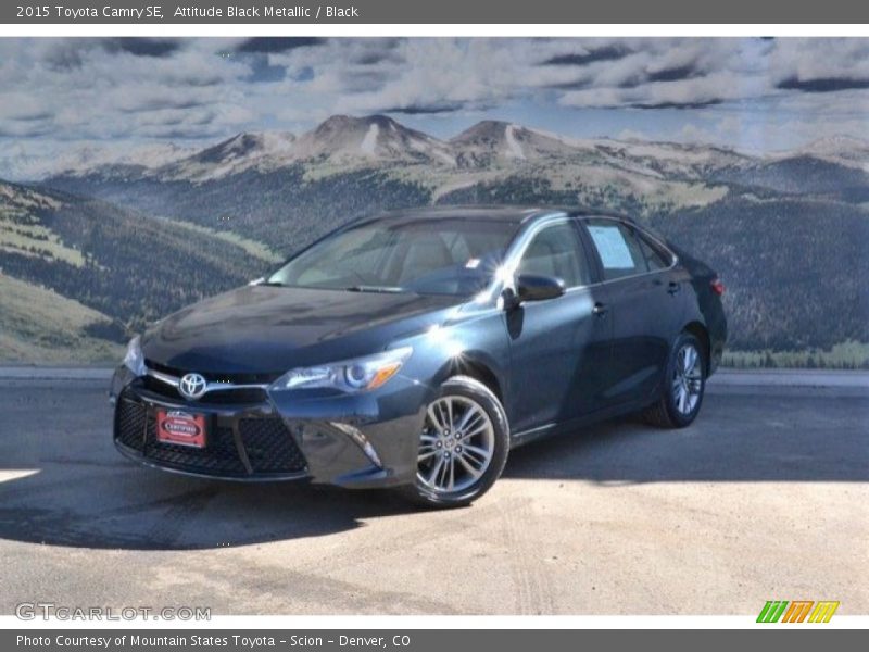 Attitude Black Metallic / Black 2015 Toyota Camry SE