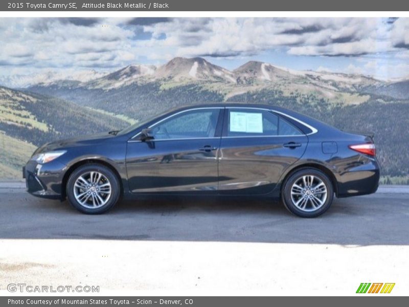 Attitude Black Metallic / Black 2015 Toyota Camry SE
