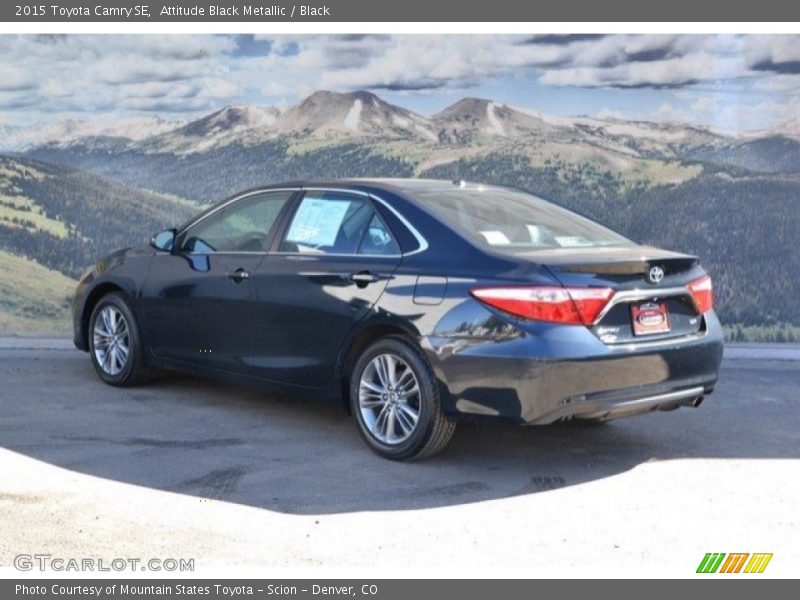 Attitude Black Metallic / Black 2015 Toyota Camry SE