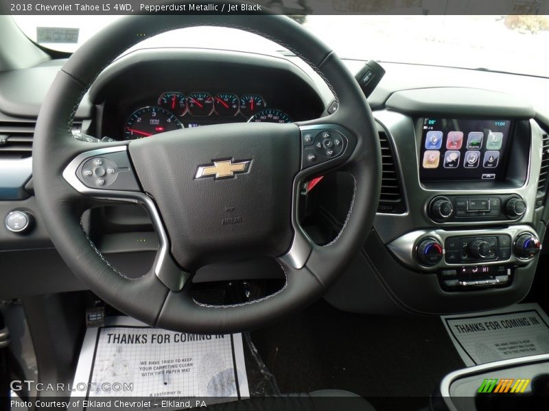 Pepperdust Metallic / Jet Black 2018 Chevrolet Tahoe LS 4WD