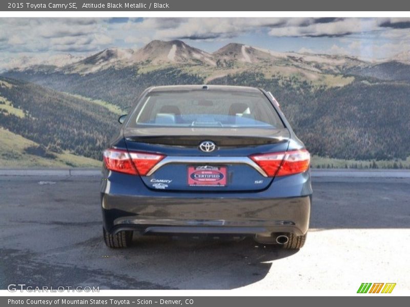 Attitude Black Metallic / Black 2015 Toyota Camry SE