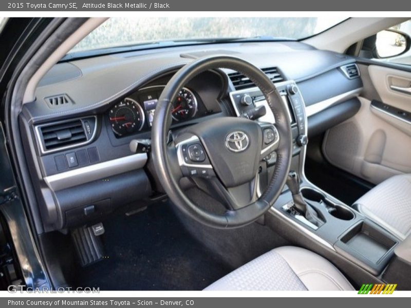 Attitude Black Metallic / Black 2015 Toyota Camry SE