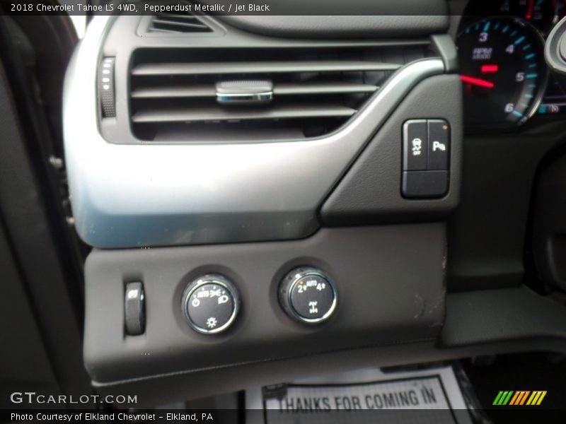 Pepperdust Metallic / Jet Black 2018 Chevrolet Tahoe LS 4WD