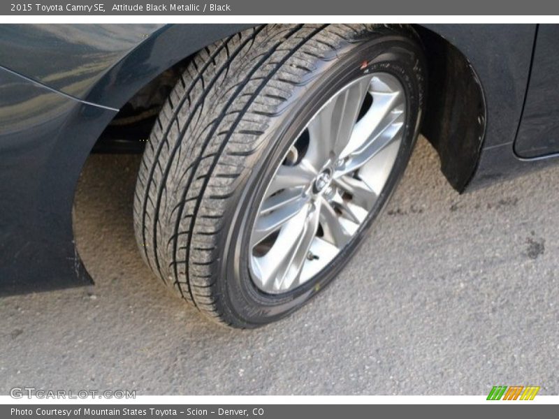 Attitude Black Metallic / Black 2015 Toyota Camry SE