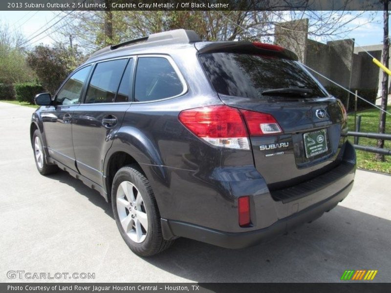 Graphite Gray Metallic / Off Black Leather 2013 Subaru Outback 2.5i Limited