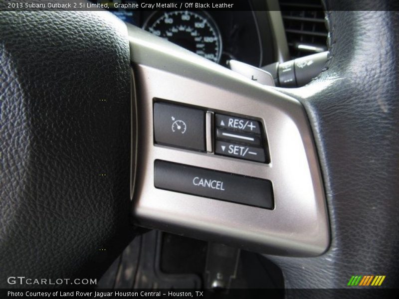 Graphite Gray Metallic / Off Black Leather 2013 Subaru Outback 2.5i Limited