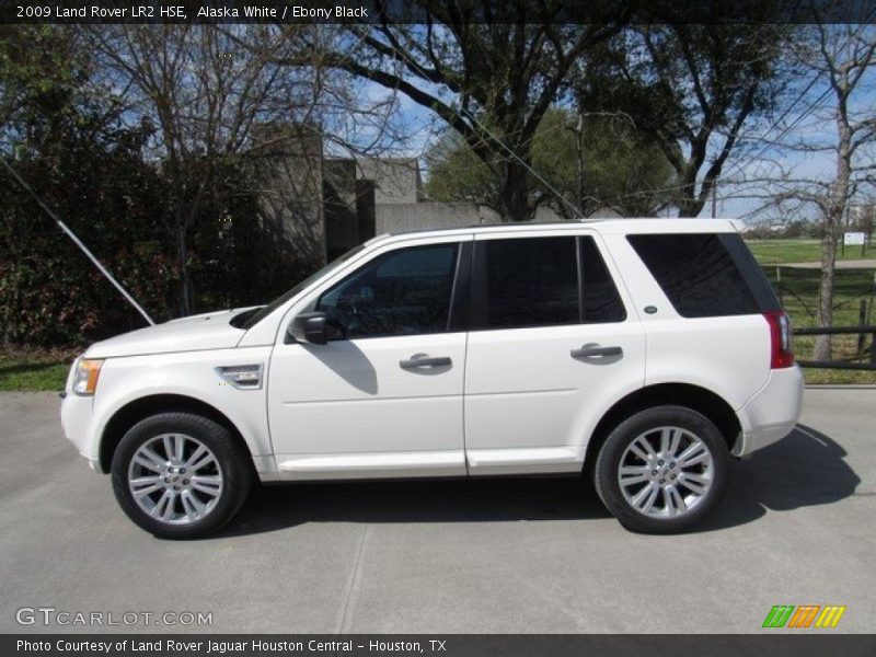 Alaska White / Ebony Black 2009 Land Rover LR2 HSE