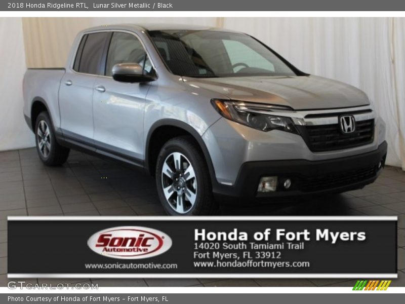 Lunar Silver Metallic / Black 2018 Honda Ridgeline RTL